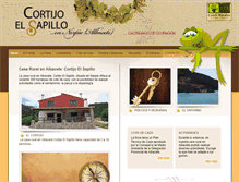 Tablet Screenshot of cortijoelsapillo.com
